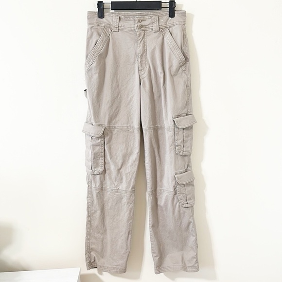 Abercrombie & Fitch Relaxed Cargo Pants Khaki Size 27 - Picture 3 of 12